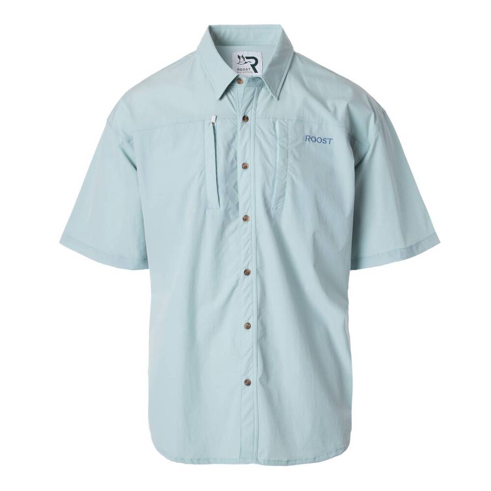 NEW FIELDSTONE men's roost classic shirt in light blue